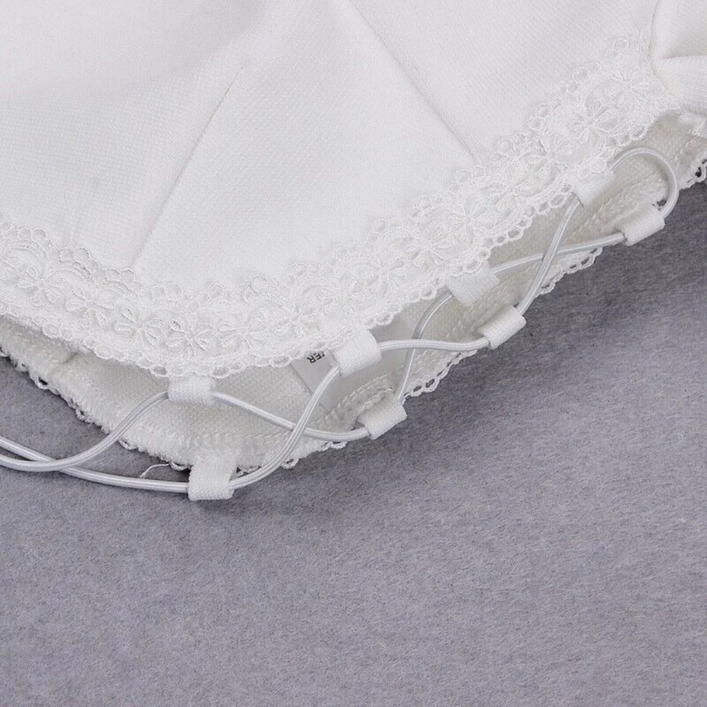 Women's Suit Matching Set 2 Pieces White Top + Flare Pants M - Picture 6 of 12